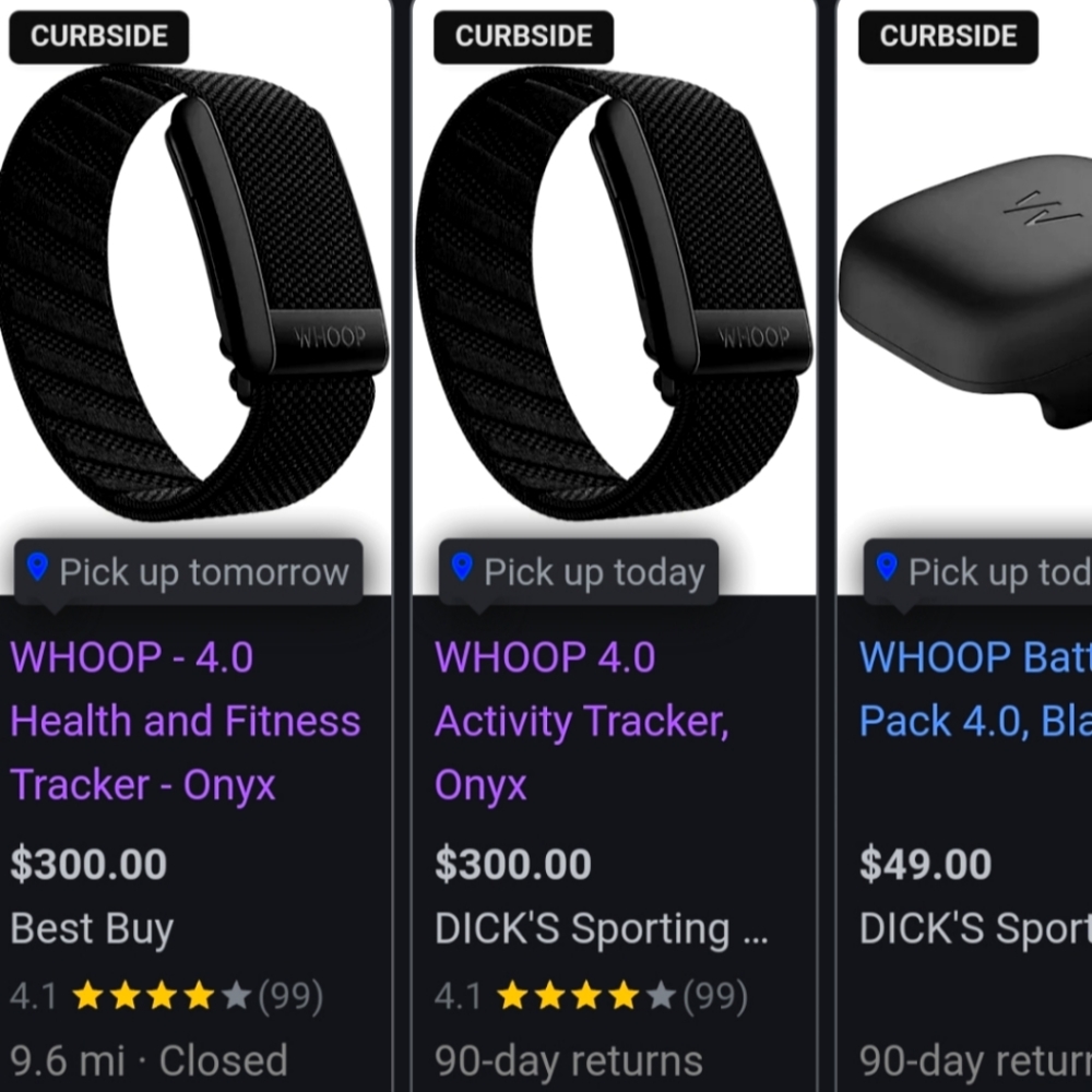 WHOOP 4.0 activity tracker